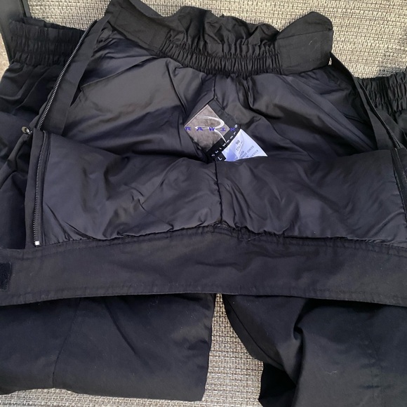 Rawik Skiwear Youth Black Insulated Zippered Pockets Jogger Ski Pants Size L - Picture 8 of 15